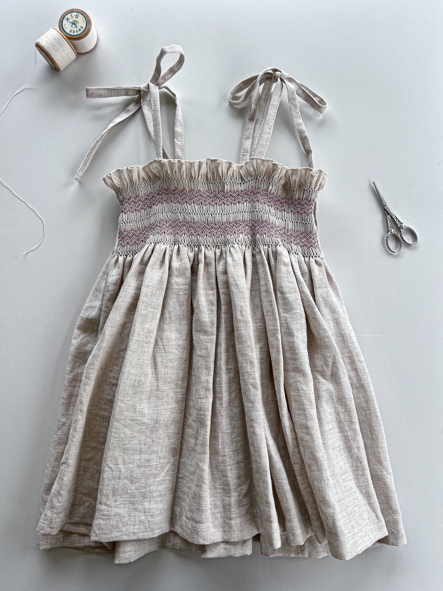Liberty Dress Girls (100% linen) (2-3 years)