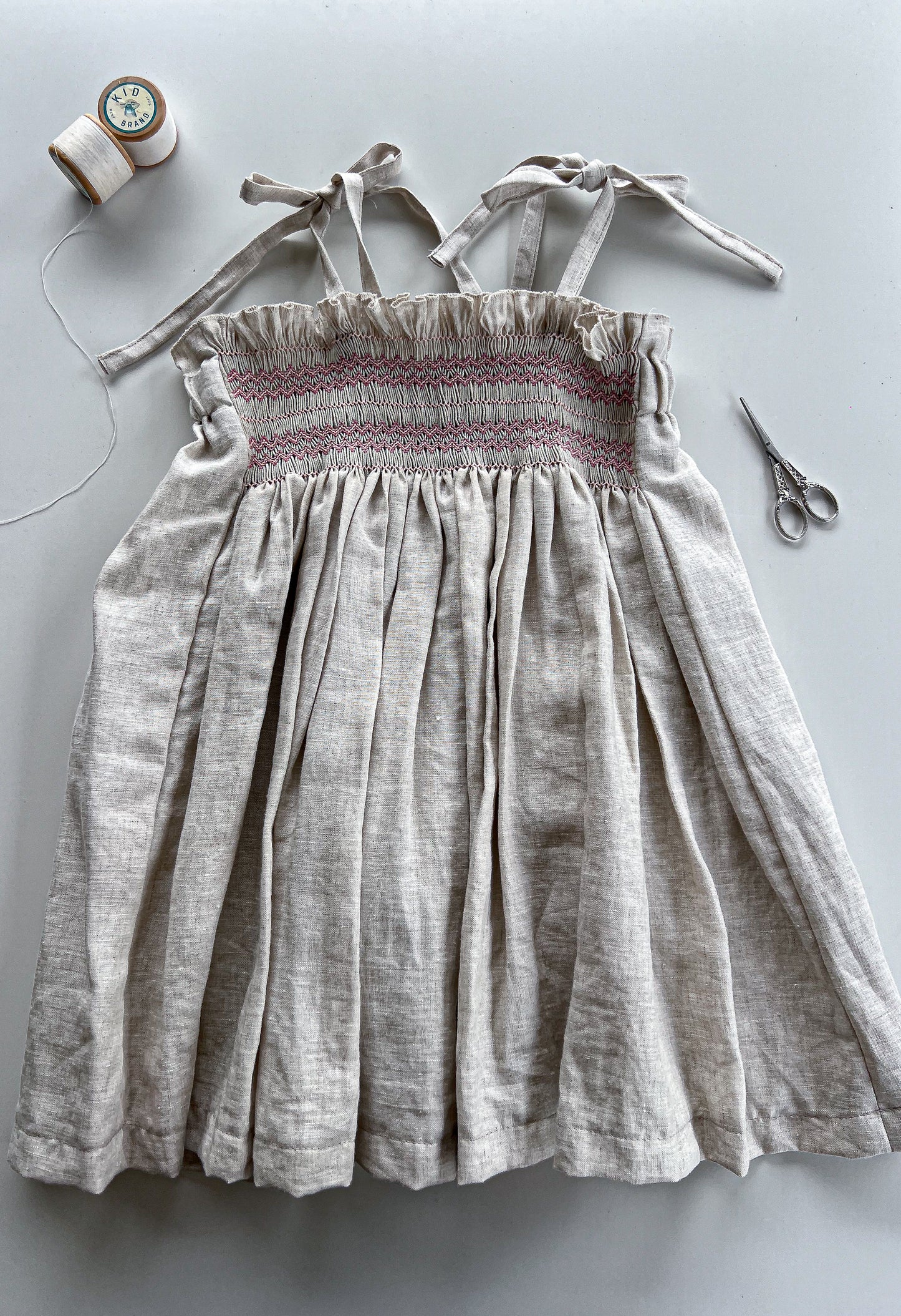 Liberty Dress Girls (100% linen) (4-5 years)