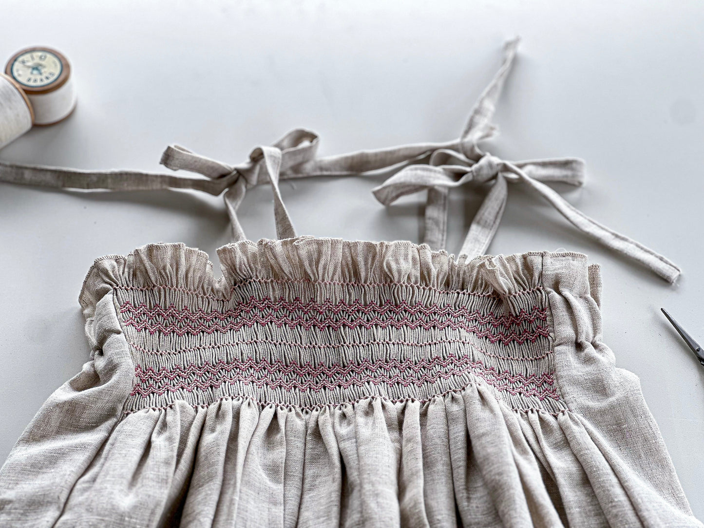 Liberty Dress Girls (100% linen) (4-5 years)