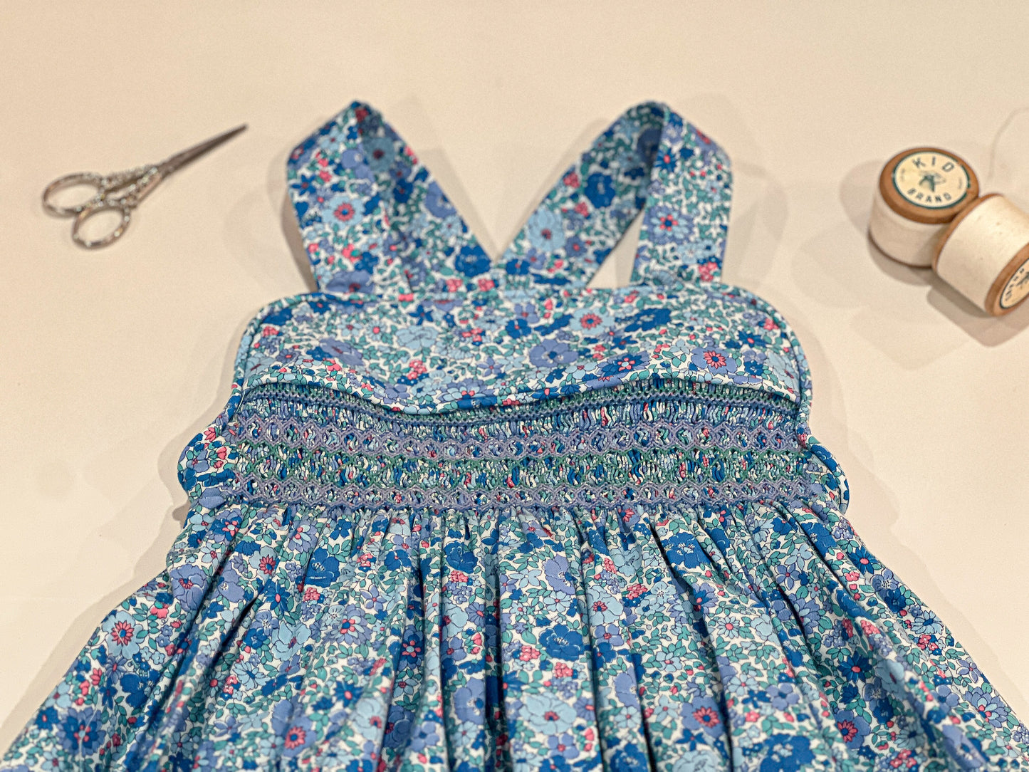 Blue floral fun (2-3 years)