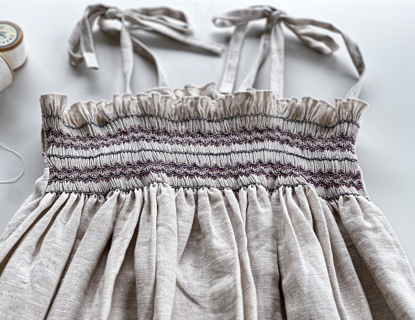 Liberty Dress Girls (100% linen) (8-9 years)